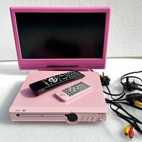 ALBA Pink TV 18 inches, with DVD Player EB87