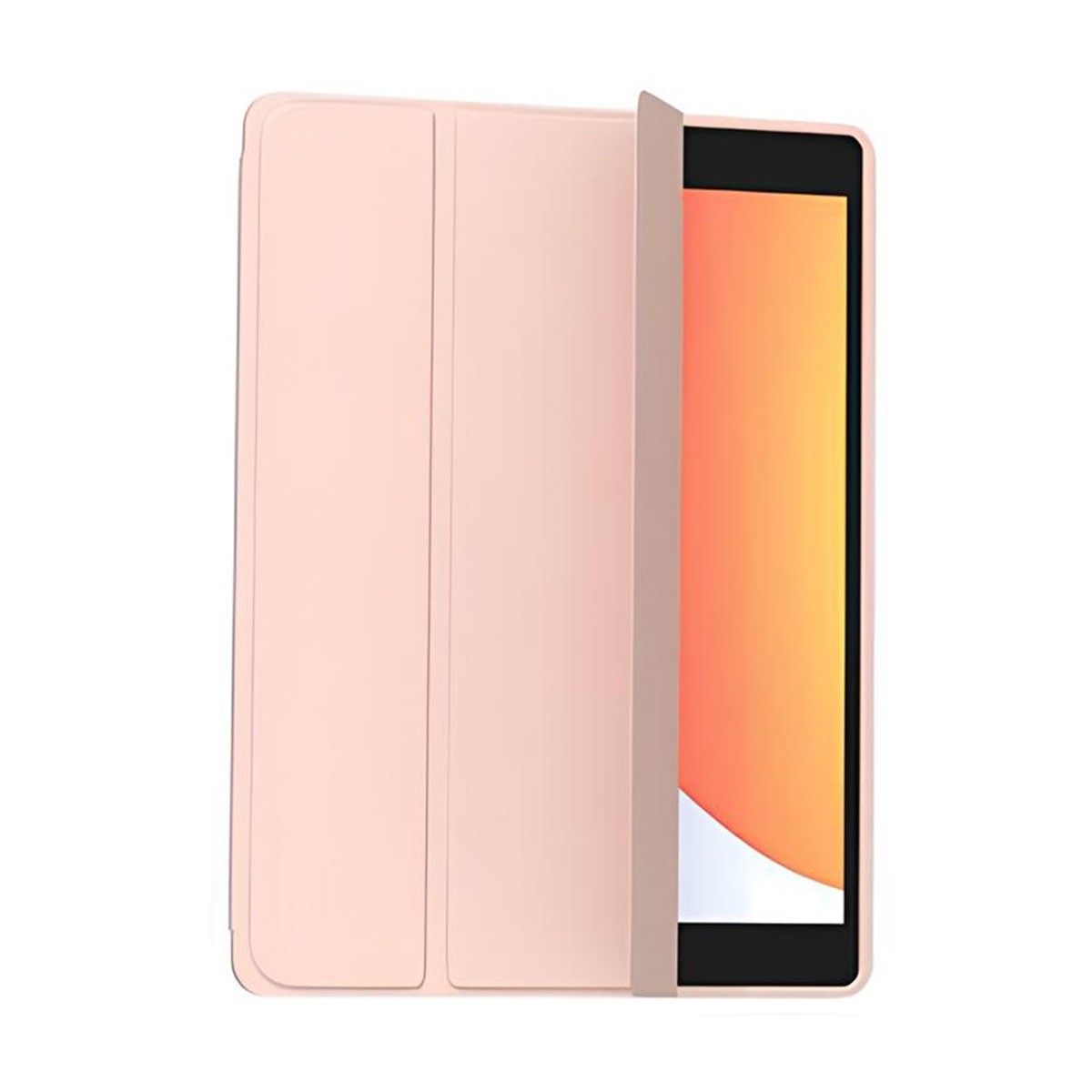 Protection iPad 10.9 rose SlimSkin à rabat multi-angle pour stylet