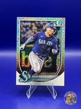 Bowman Chrome 2025 Mega Box Mojo Refractor Julio Rodriguez 79 Mariners