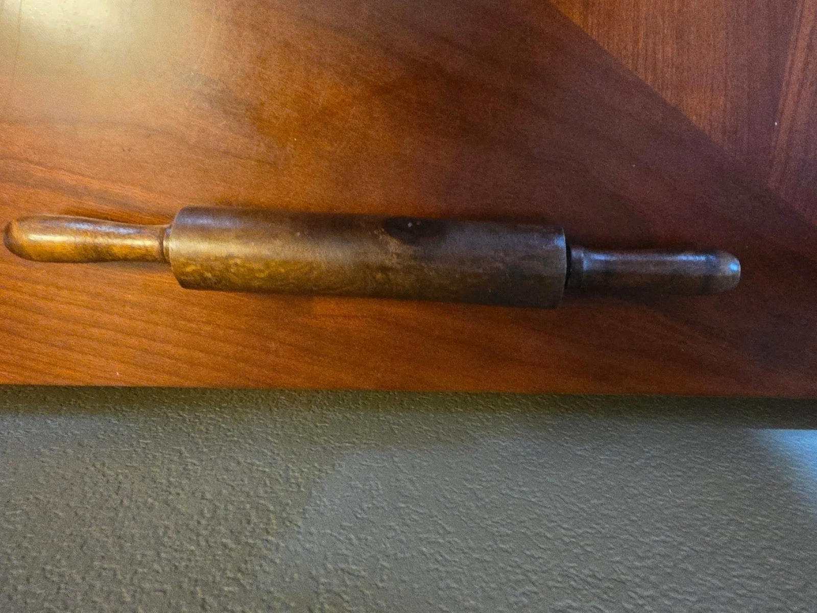 Vintage Antique Wooden Rolling Pin Patina Farmhouse Kitchen Display Decor