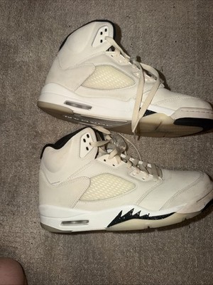 Size 11 Used Air Jordan 5 Retro SE GS 'Sail Alternate Box