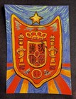 ACEO Art Card Spain World Cup Soccer Football Inspired — photo 1