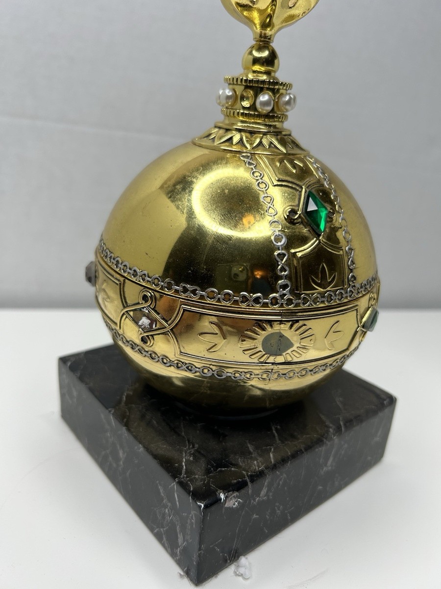アナと雪の女王　ブロードウェイ　オーブ　宝珠　戴冠式　仮装　ジュエリーボックス Frozen On Broadway Elsa Coronation Orb Jewelry Box W/ Base Disney