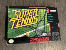 Super Tennis Super Nintendo Entertainment System 1991 Box Included