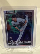2026 Topps Series 1 Wikelman Gonzalez Silver Holo Foil #167 RC