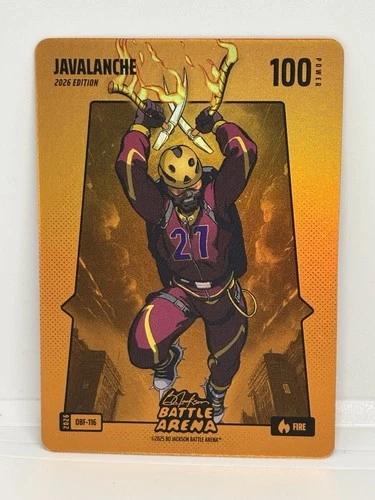 Bo Jackson Battle Arena ‘Javalanche’ Jamal Murray Orange Battlefoil #OBF-116