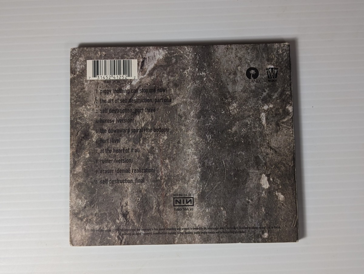NIN Nine Inch Nails Further Down The Spiral European Box Set NIN Nine Inch Nails Further Down The Spiral European Box Set