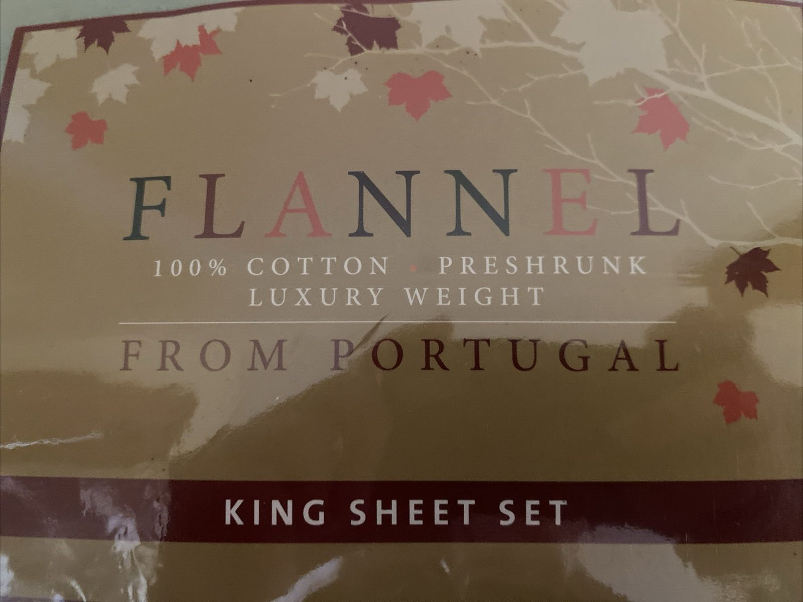 FLANNEL `100 COTTON KING SHEETSFROM PORTUGAL4 PCFLAT, FITTED TWO