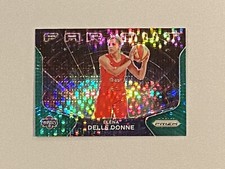 WNBA Panini 2021 Prizm Green Far Out Mystics Prizm Elena Delle Donne /25