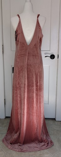 LULUS Promise Of Forever Dusty Rose Velvet Column Maxi Dress Size XL**NWOT - Picture 6 of 14
