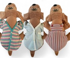 Handmade Vintage 80s Pound Puppy Clothing Lot Pajamas Overalls New Old Stock