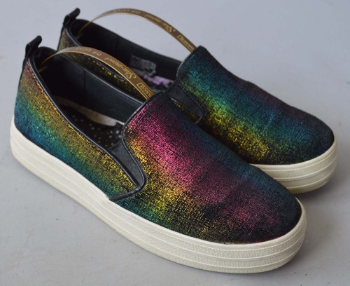 Donna Skechers Memory Foam piattaforma Pompe Scarpe Da Ginnastica  Multicolor Misura UK 4 | eBay