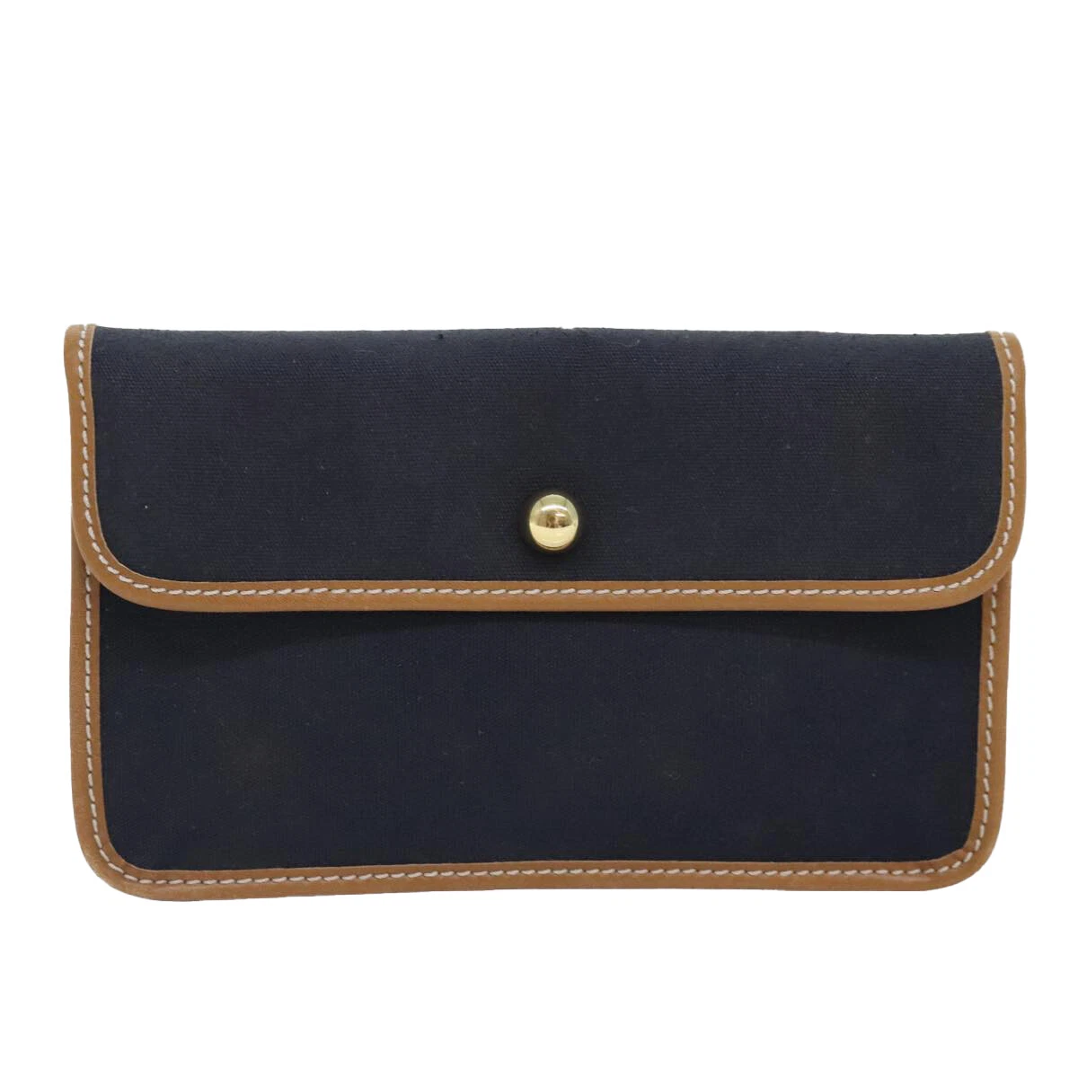 Sac pochette toile marine Dior authentique