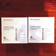 Nu Skin Lifepak Nano 2 Packs,120 packets,2 month supplement, Exp 01/2027