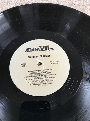 40 Country Classics 33 LP Record Album 3 Record Set Adam VII #1 Hits! - Picture 11 of 12
