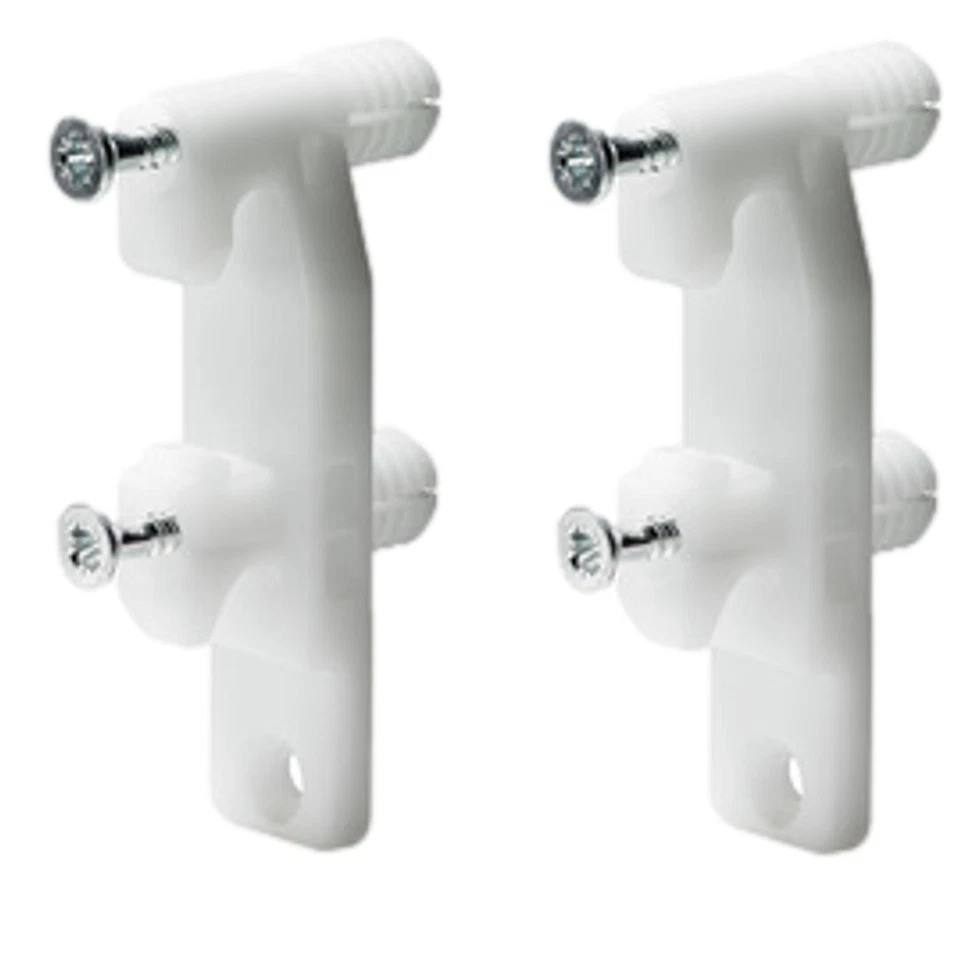 Soporte conector frontal cajón Hettich con toma de expansión (par)