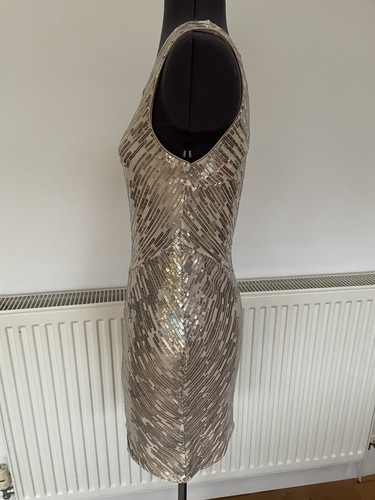 Sequin One Shoulder Mini Dress - Size S - Shein - Picture 4 of 10