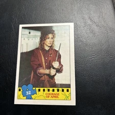 B4d Teenage Mutant Ninja Turtles Movie 1990 Topps #32 April Judith Hoag Courage