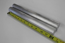 2 pieces, Aluminum Round Bars, 1.25" Diameter X 12" Long, 6061, Lathe Rod Stock
