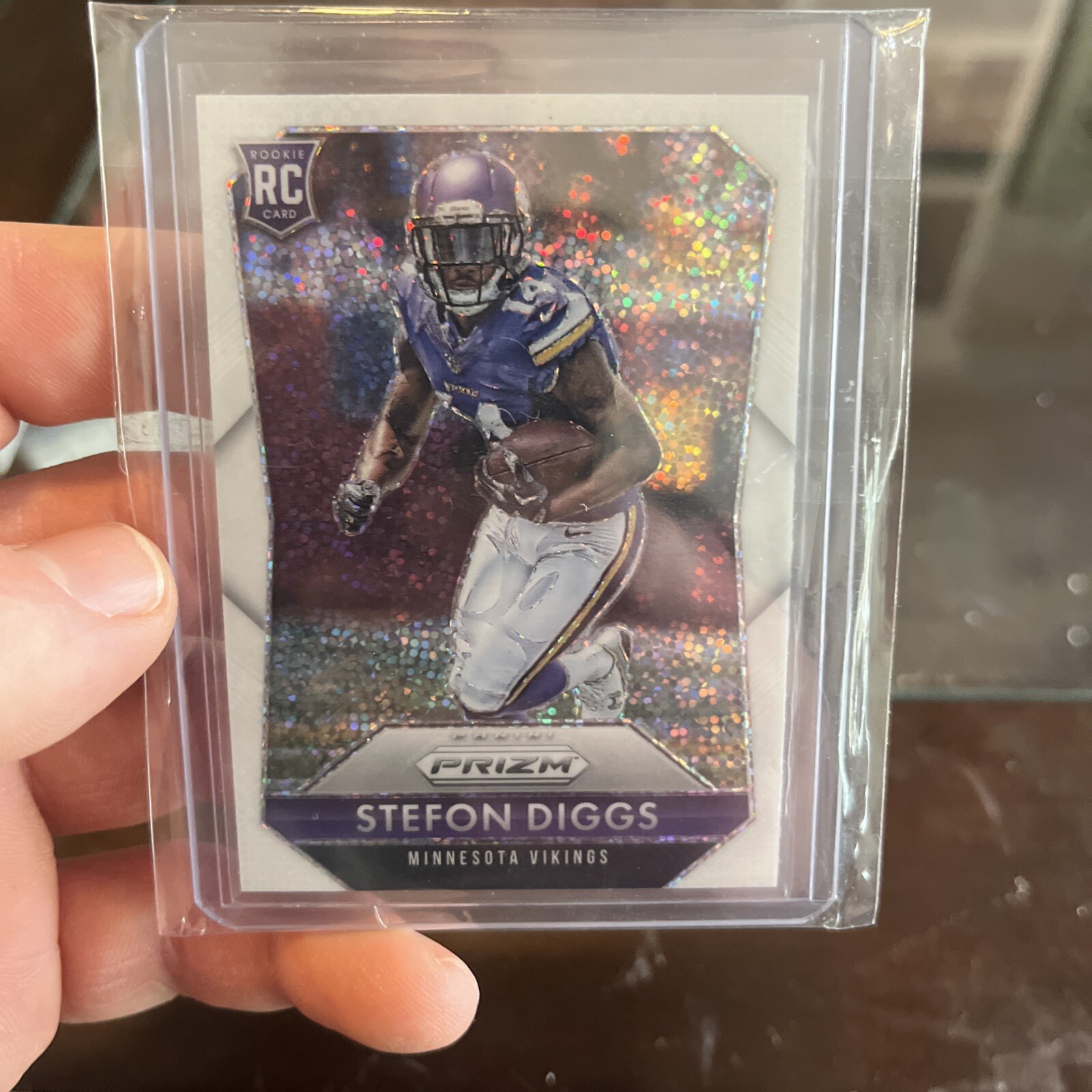 2015 Panini Prizm Stefon Diggs White Sparkle 💎 MINT Rookie RC SSP