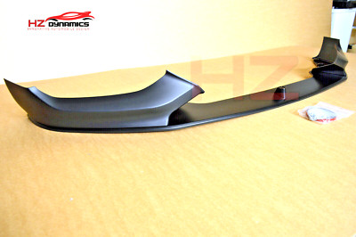 MATTE BLACK FRONT LIP SPLITTER SPOILER BUMPER FITS 2016 BMW 1 SERIES LCI F20 F21