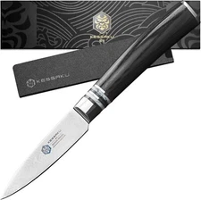 Kessaku 3.5" Paring Knife - Ronin Series - High Carbon Stainless Steel - NIB
