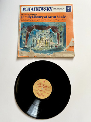 Tchaikovsky Concerto No. 1 Nutcracker Funk Wagnalls Album #7 Vinyl Record LP,