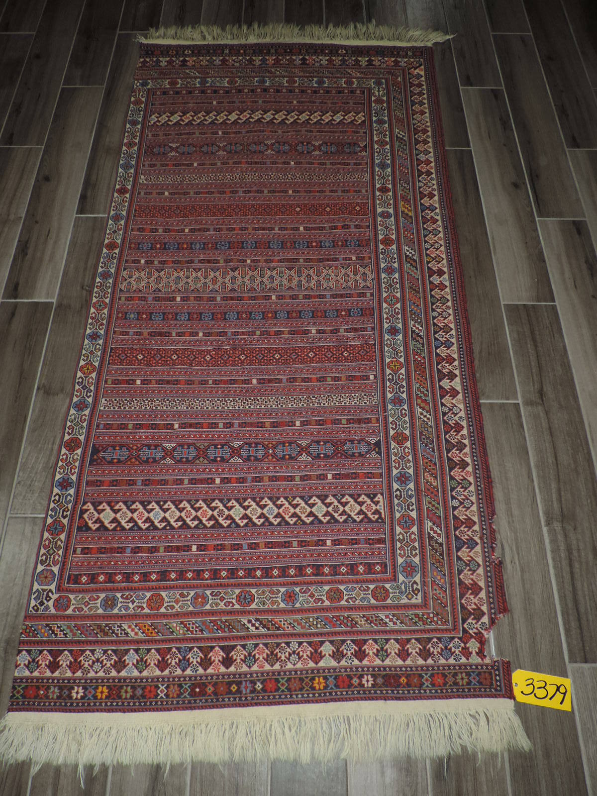 3x8ft. Handmade Bedouin Wool Rug | eBay
