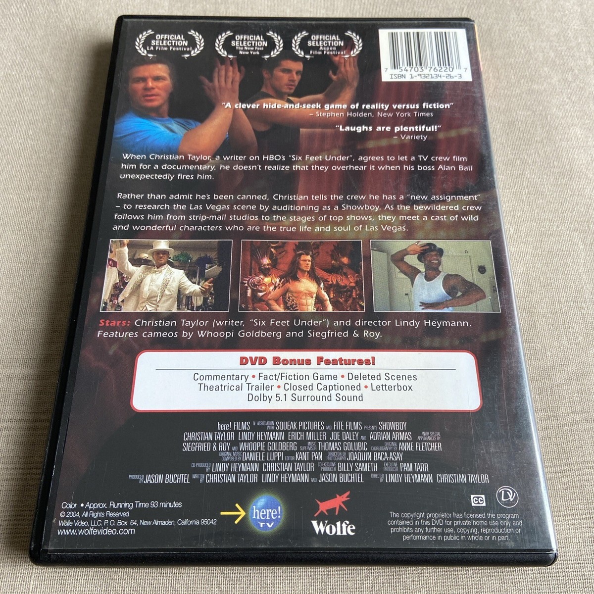 Showboy (DVD, 2002) Comedy Drama Christian Taylor Lindy