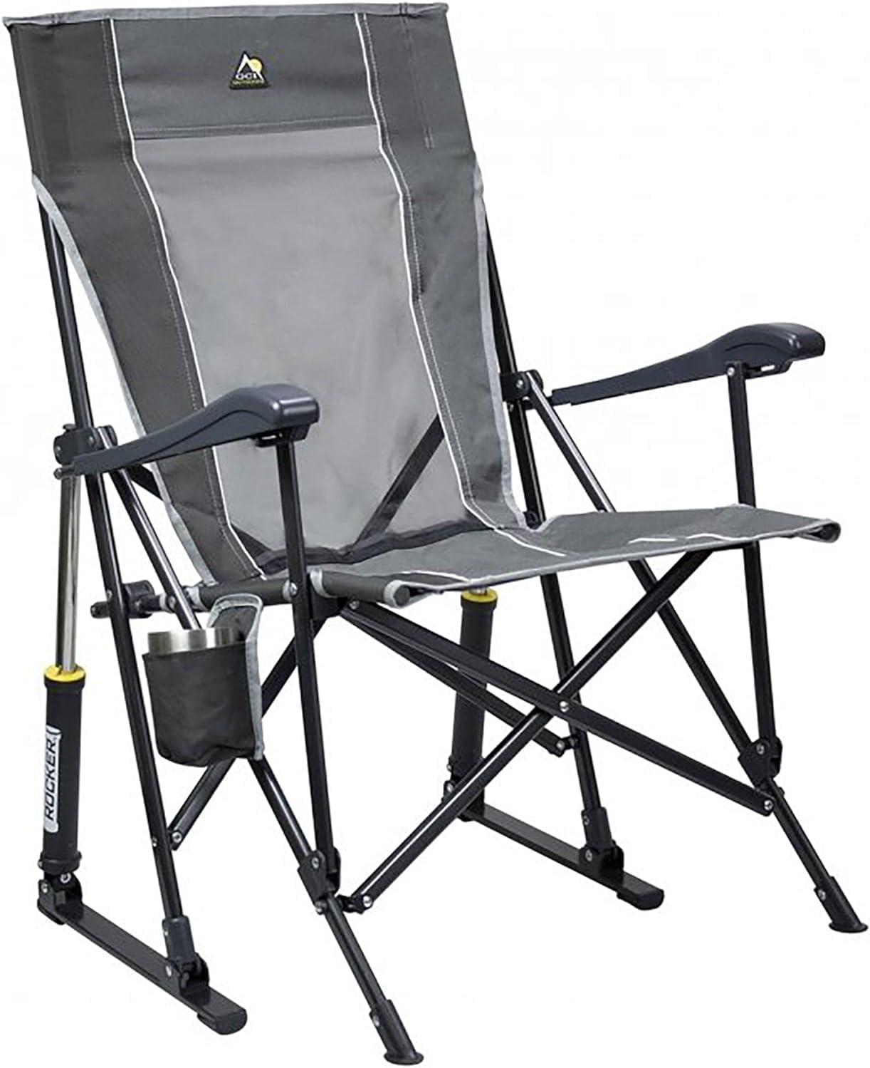 GCI Outdoor Roadtrip Rocker Collapsible Camping Chair in Mercury