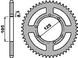 Couronne arrière 62 dents pas 428 JTR1134.62 pour HM 50 CRE
