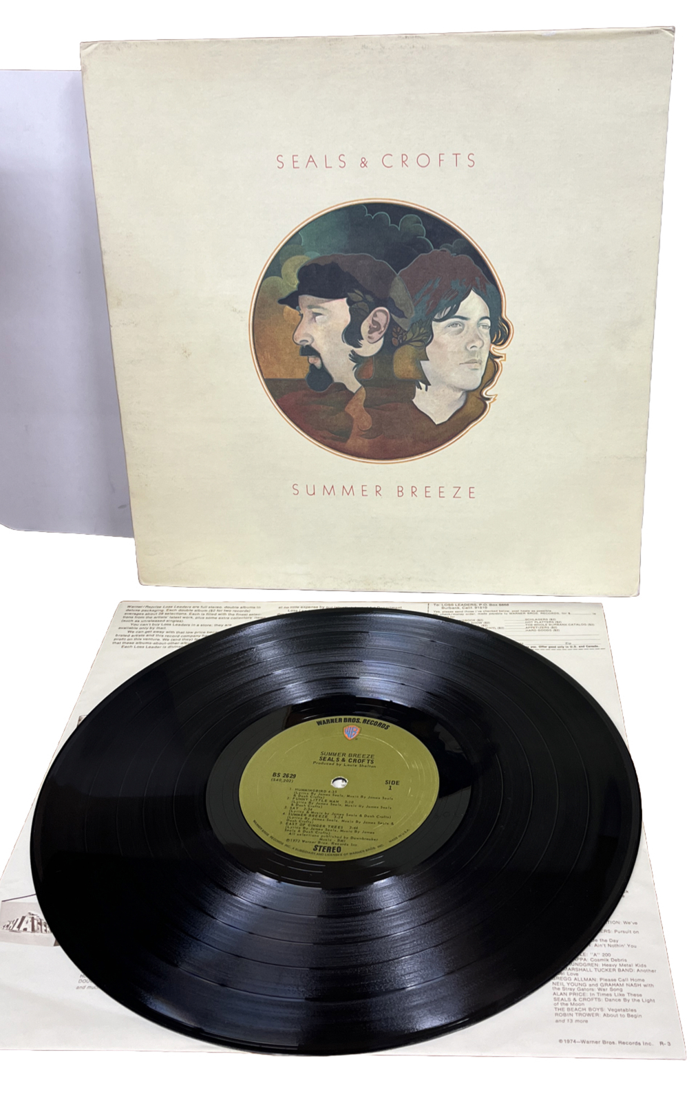 Seals And Crofts “Summer Breeze” LP 1972 Warner Bros. BS 2629 LP Record