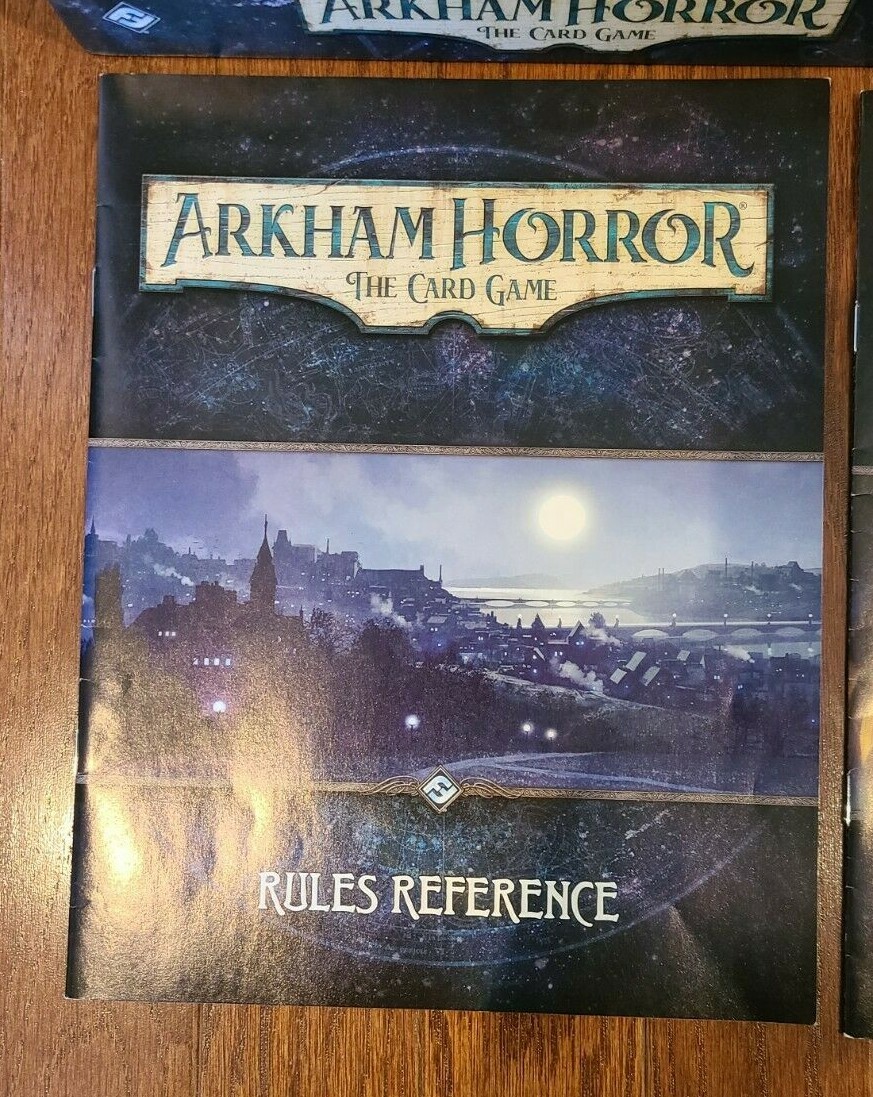 Arkham Horror: The Card Game - LCG - Core Set Replacement Rules Manuals and  Box