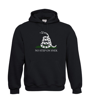 No Step no Snek I Sprüche I Fun I Lustig bis 5XL I Herren Hoodie