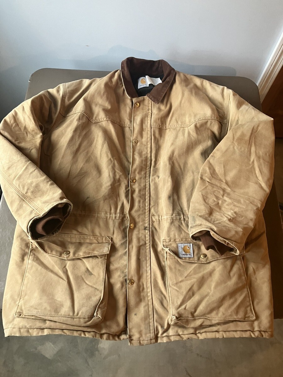 Carhartt jacket used Men's, XXL Tan | eBay Carhartt jacket used Men's, XXL Tan | eBay