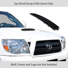 Fits 2005-2011 Toyota Tacoma Trd Sport Hood Scoop Stainless Black Billet Grille