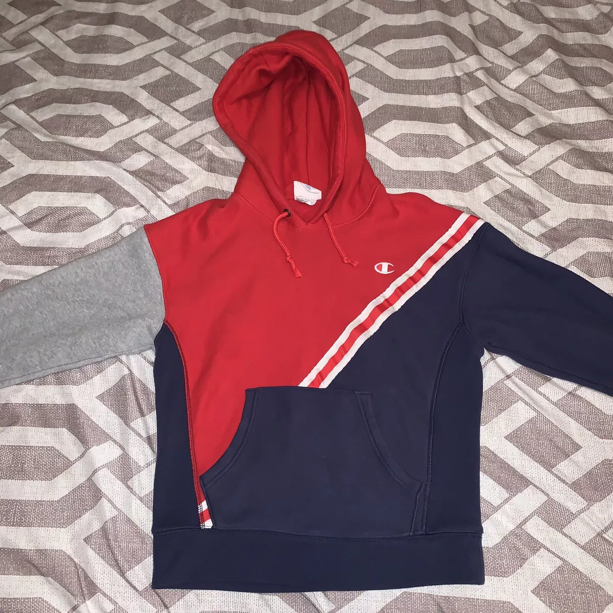 Champion red and blue sweatshirt online