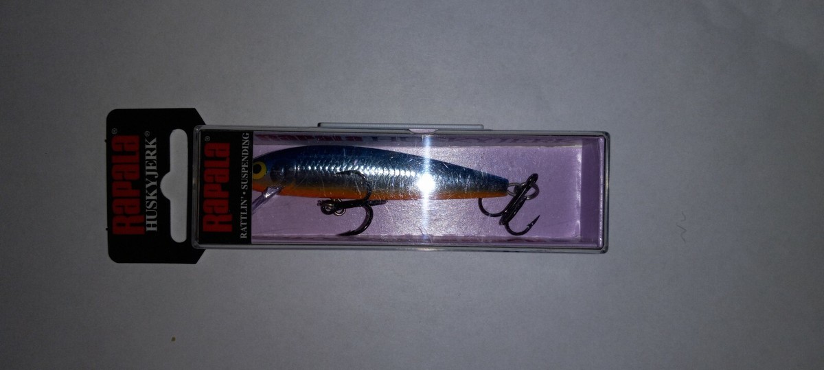 Rapala Husky Jerk 08 Fishing Lure - Silver, Suspending, Rattling, For Casting Or Trolling