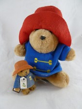 Eden Plush 6" Paddington  2.5" flocked Red hats blue coats