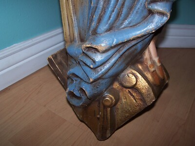 Vintage ALFCO NY Ship's Nautical Figurehead Wall Mount Lady In