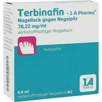 TERBINAFIN - 1A Pharma Nagellack gegen Nagelpilz 78,22mg/ml  6.6 ml PZN 16874333
