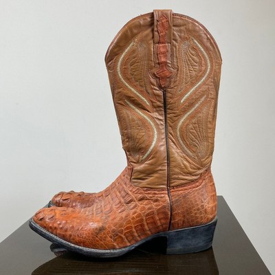 Rodeo Bravo Alligator Headcut Boots Western Cowboy Men display picture 1