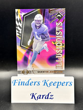 2023 ILLUSIONS FOOTBALL QUENTIN JOHNSTON ILLUSIONISTS ACETATE #17~CHARGERS