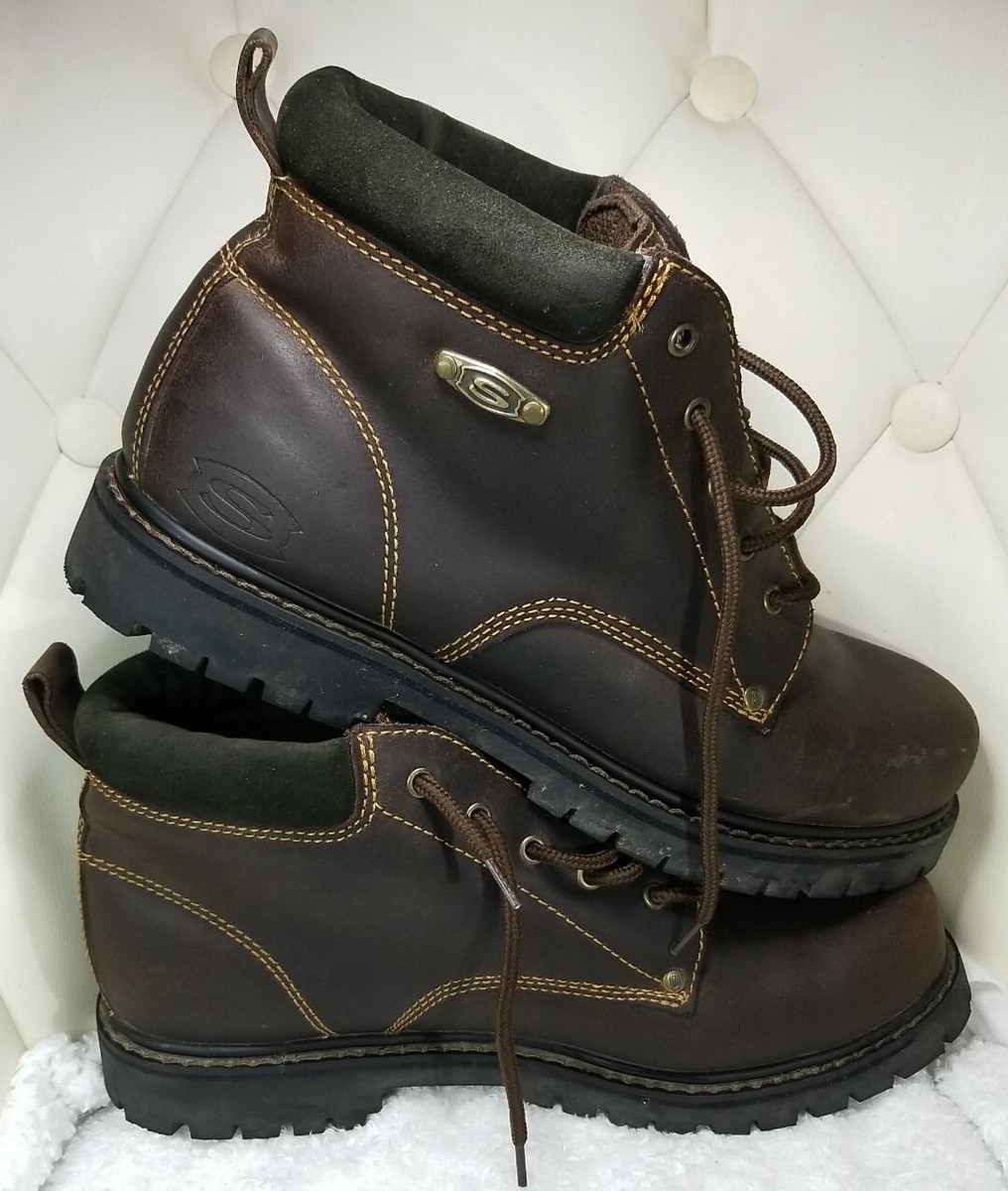 Skechers Men's Outdoor/Rugged/Leather/Lace Up Boots/SN7122