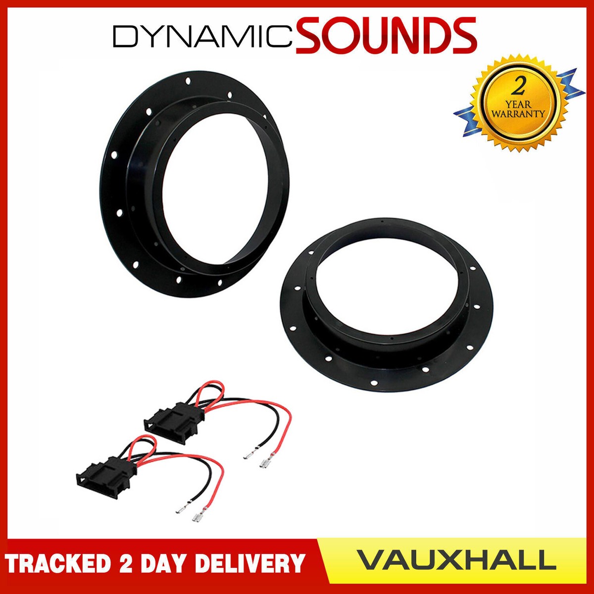 165mm Front Door Speaker Rings & Adapter Cable For VW Transporter T5 (up To 2008) – Schlauer-Shop24 LSP-29