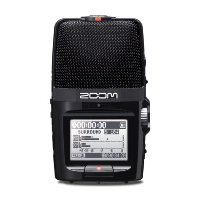 Zoom H2n 24-Bit 96kHz WAV/MP3 Handy Audio Recorder w/USB Computer Interface