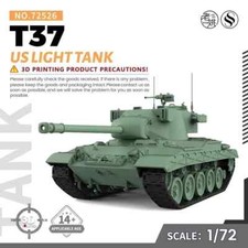 MRY-SFW SS72526 1/72 25mm Military Model Kit US T37 Light Tank