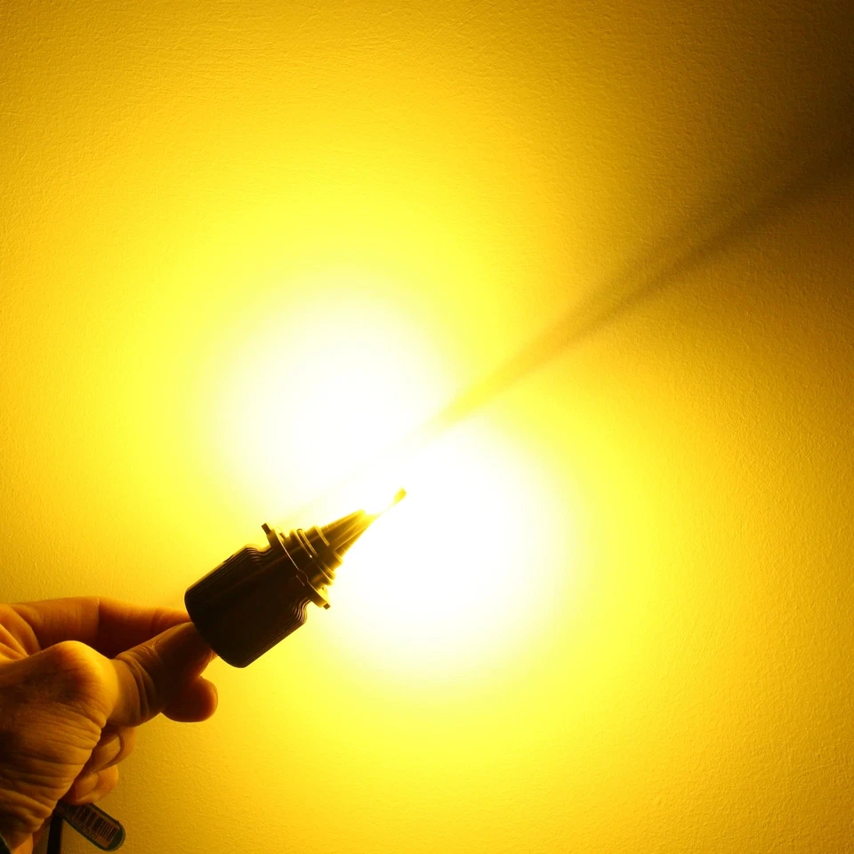 Alla Lighting 双色 LED 9006 雾灯|头灯灯泡 低光束 白色 黄色 — 第 4/4 张图片