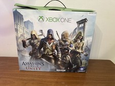 EMPTY BOX ONLY  Xbox One Box 500GB  Assassin's Creed Unity Slip Cover