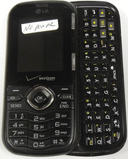 LG Cosmos VN250 - Black  Verizon  Cellular Slider Keyboard Phone